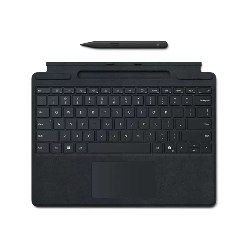 Microsoft Surface Pro tastiera con penna sottile QWERTY inglese nero
