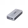 Case per SSD Unitek S1242AGY01-EU USB4 40 Gbit/s, M.2 NVMe, fino a 8 TB, alluminio/plastica, raffreddamento attivo
