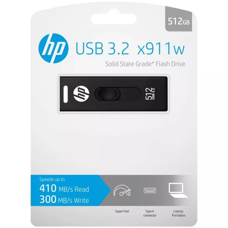Chiavetta USB 512GB HP USB 3.2 USB HPFD911W-512