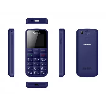 Telefono cellulare per anziani KX-TU110 blu