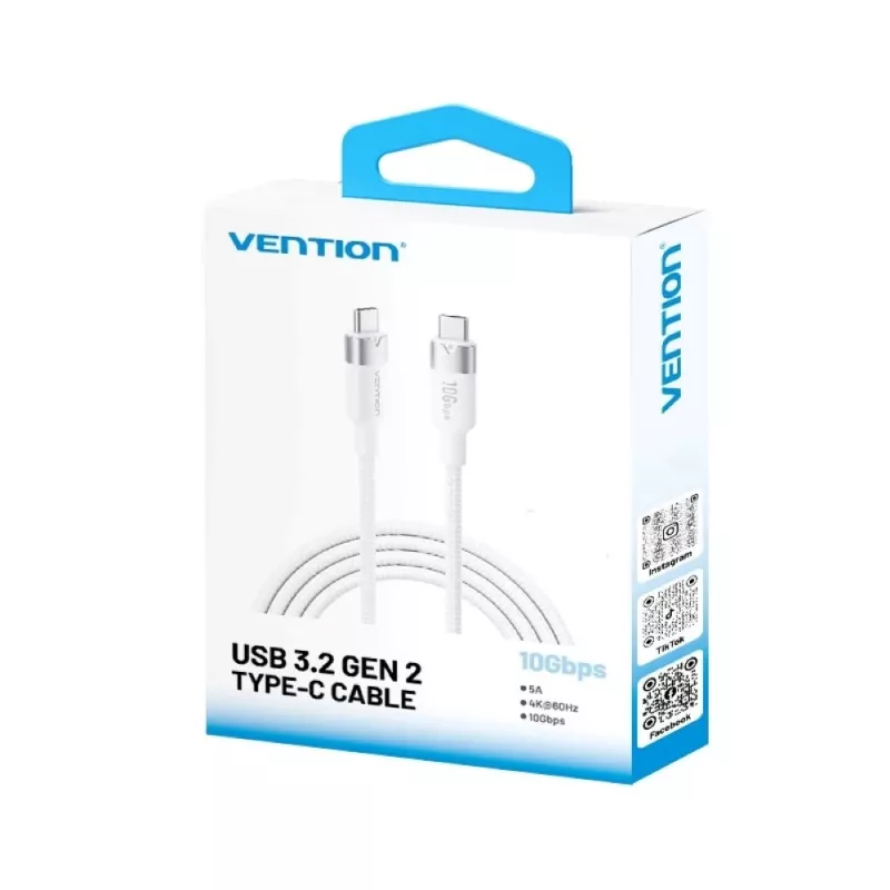 Vention cavo USB 3.2 5A 10Gbps 1m WH USB-C a C
