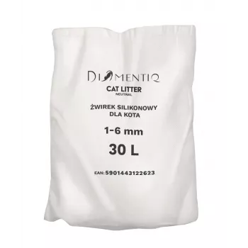 Lettiera per gatti DIAMENTIQ Neutral granulato di silice agglomerante 30 l — non profumata, 1–6 mm
