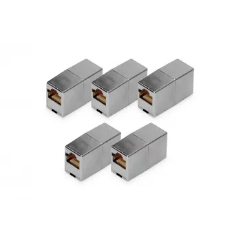 Giunto modulare RJ45 Digitus DN-93901-5 5 pz. placcato oro argento