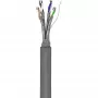 Cavo di rete Wentronic Goobay CAT 6, S/FTP (PiMF), grigio, 305 m – misto rame CCA, AWG 23/1 (solid), PVC (95696)