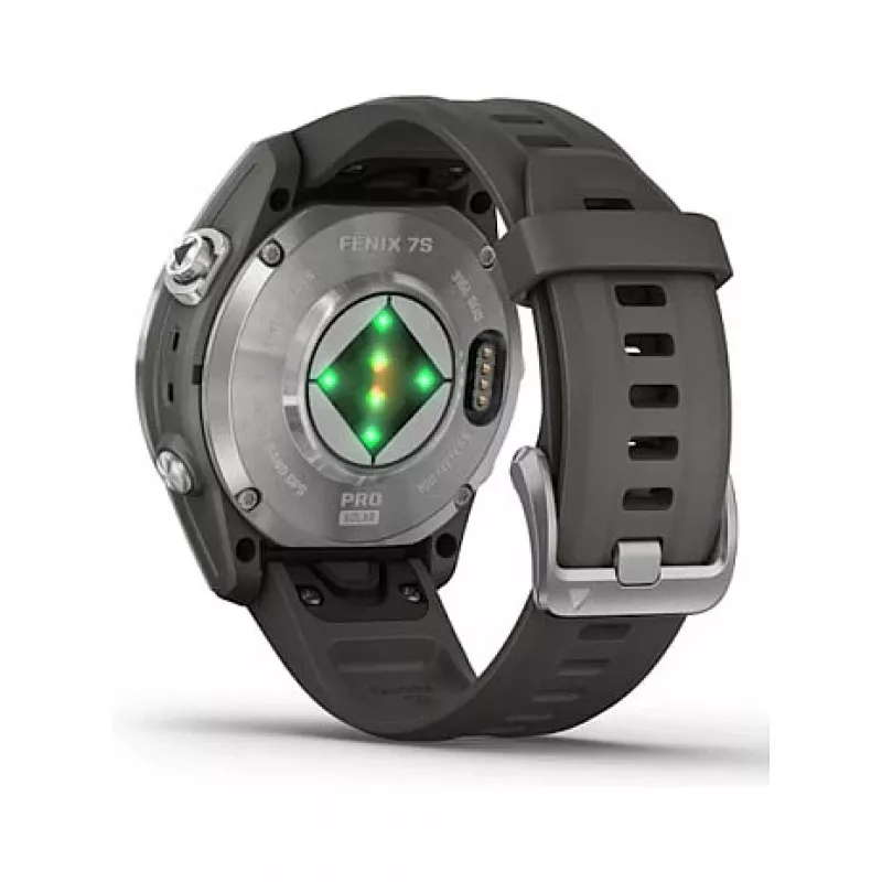 Garmin fēnix 7S Pro 3,05 cm (1,2 inch) MIP 42 mm digitale 240 x 240 pixel touchscreen argento Wi-Fi GPS (satellitare)