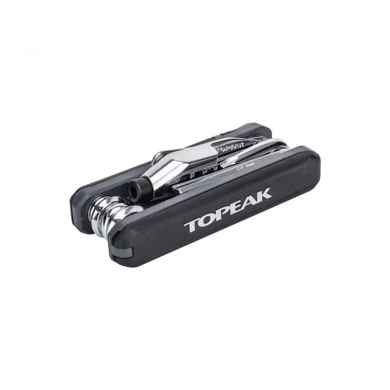 Multitool Topeak Hexus X nero acciaio inox 90mm
