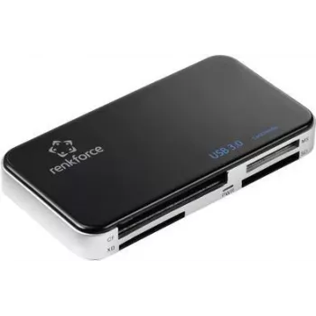 Renkforce RF-PCR-350 lettore di schede USB 3.0 esterno, nero (RF-5173664)