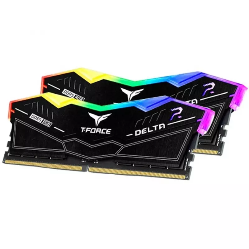 DIMM 64 GB DDR5-6000 (2x 32 GB) Dual-Kit, memoria nera, FF3D564G6000HC38ADC01, Delta RGB, INTEL XMP