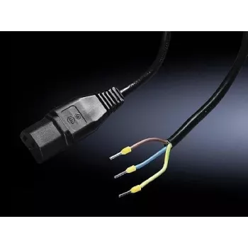 Cavo di alimentazione Rittal SM IEC 60320 C13 a estremità libera, 1,5 m, modello 6450.060