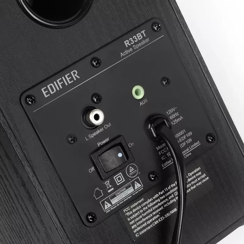 Diffusore Edifier R33BT nero con filo e wireless 10 W