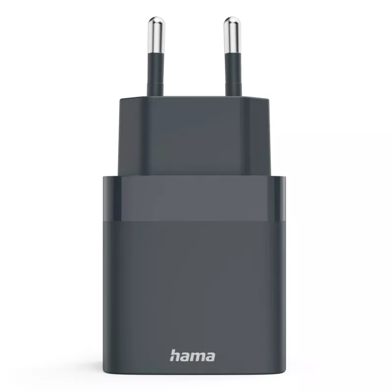 Hama 00086442 caricabatterie per dispositivi mobili smartphone grigio ricarica rapida AC uso interno