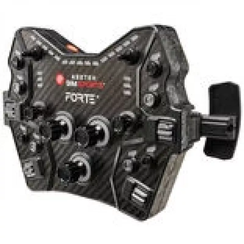 Button Box gaming Asetek Forte GT V2 nero arancione con connessione USB