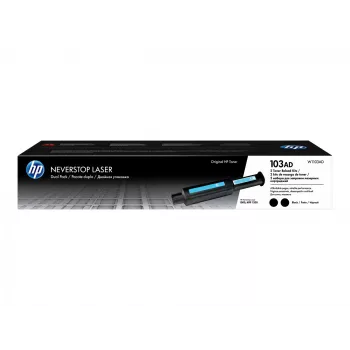 HP Original 103AD Neverstop kit ricarica toner nero, set da due cartucce toner