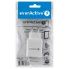 Everactive CARICABATTERIE TELEFONO 3X USB 3, 4A BIANCO