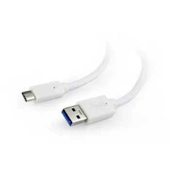 CAVO USB-C A USB3 0.1M BIANCO/CCP-USB3-AMCM-W-0.1M GEMBIRD