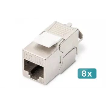 Modulo Keystone Digitus CAT 6A schermato senza attrezzi modulo 8 pezzi