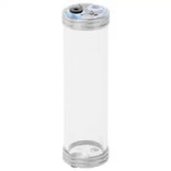 Serbatoio di espansione 200 mm per raffreddamento a liquido custom, Singularity Protium 3.0 acrilico argento