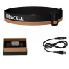 Torcia frontale Duracell DH2000R confezione regalo – compatta nera/arancione ricaricabile