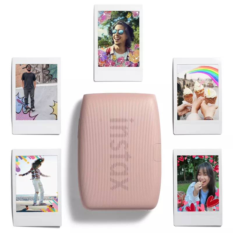 Stampante per foto Fujifilm Instax Mini Link 3 rosa Bluetooth stampante istantanea portatile