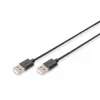 Assmann cavo di collegamento USB, Type-A M/M, 3,0 m, compatibile USB 2.0, UL, nero (AK-300100-030-S)