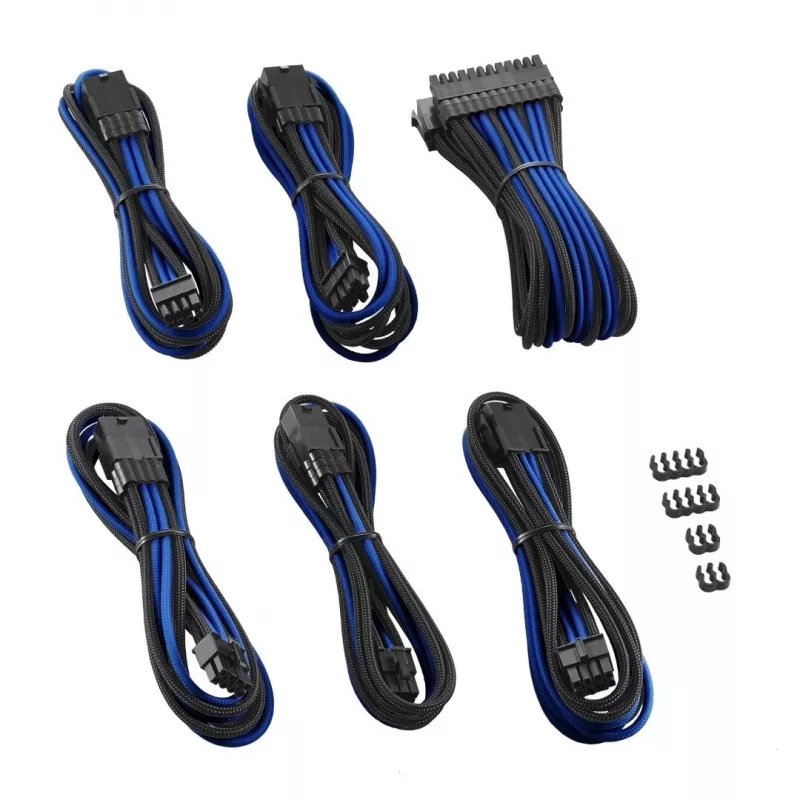Cavo di alimentazione interno CableMod CM-PCAB-BKIT-NKKB-3PK-R nero blu 250mm