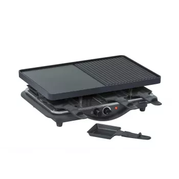 Grill raclette Steba RC 28 8 persone 1400 W nero cromo