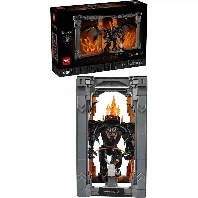 LEGO ICONS 10367 Il Signore degli Anelli: Balrog Book Nook