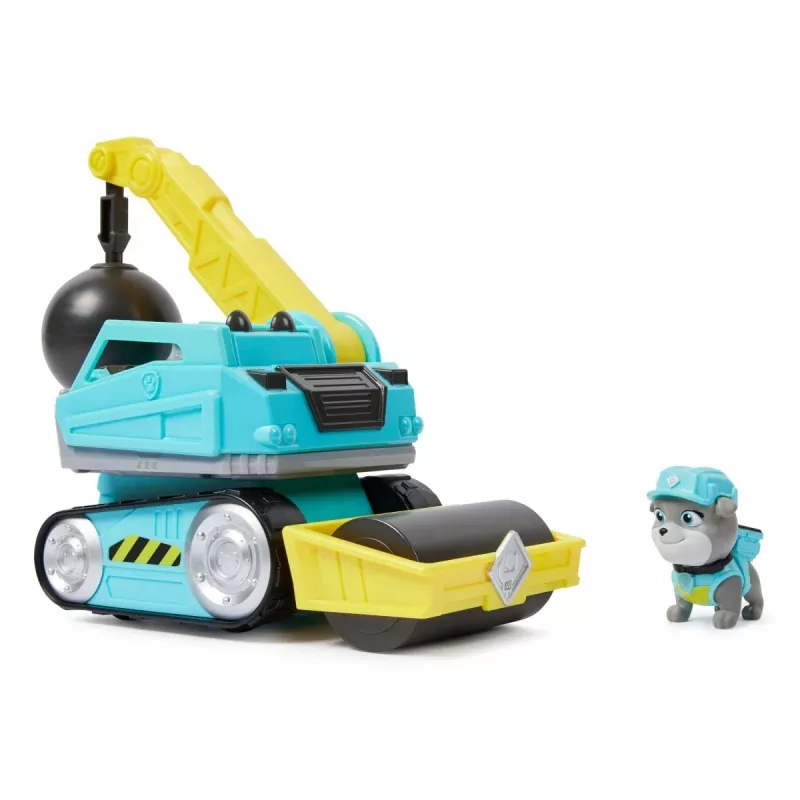 Camion palla demolitrice Rubble & Crew con motore 3+ anni plastica nero blu giallo