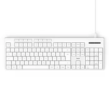 Tastiera con filo Hama CK-200 USB bianco