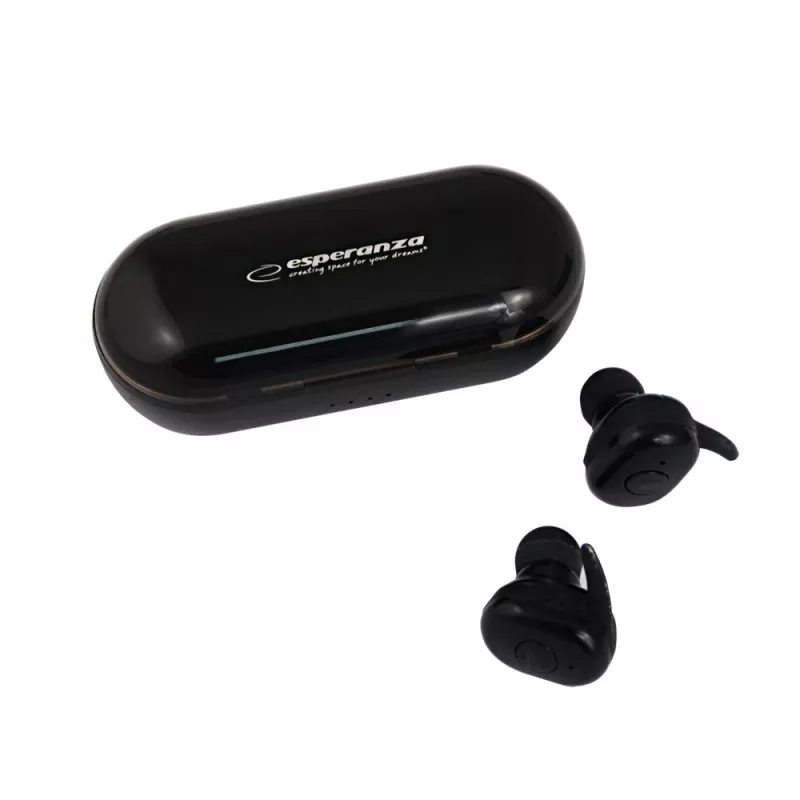 Cuffie Esperanza TWS CARDERA wireless in-ear per chiamate/musica Bluetooth nero