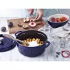 Cocotte in ghisa rotonda Staub 24 cm blu scuro