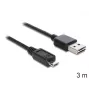 Cavo USB DeLOCK EASY-USB 2.0-A - USB 2.0 Micro-B 3 m