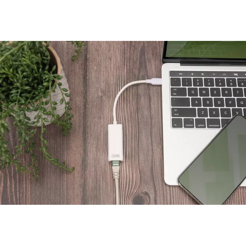 Adattatore Digitus DN-3024 USB 3.0 20 cm 1x USB-C a 1x RJ45 schermato