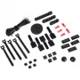 Organizer per cavi OfficePal, gestione cavi nero, 136 pezzi