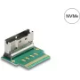 Adattatore DELOCK interno SFF-8654 a SFF-8654 (maschio), modello 64179, slim SAS 8i 90°