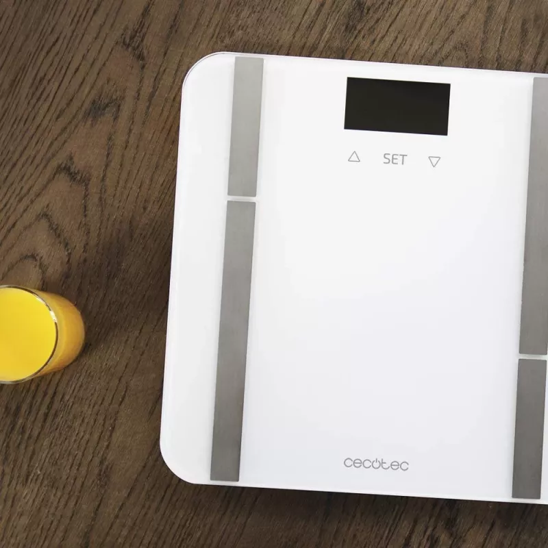 Cecotec | bilancia da bagno smart | Surface Precision 9400 Full Healthy | peso massimo (capacità) 180 kg | precisione 100 g | bianco