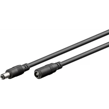 Goobay Cavo di prolunga DC 1,5 m nero 1,5 nero - w (76672)
