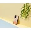 Custodia protettiva Man and Wood per iPhone 12 mini — fiore rosa su nero