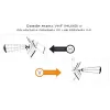 Antenna DVB-T da esterno/interno LIBOX LB2000 con amplificatore 69 dB, doppia polarizzazione, 174–790 MHz, alluminio/nero