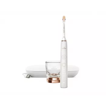 Spazzolino elettrico Philips HX9911/23 adulto spazzolino sonico oro rosa, bianco