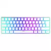 Thock Compact Wireless Pudding Onyx White, Tastiera Gaming Bianco, Layout DE, Kailh Box Red