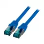 EFB-Elektronik cavo patch RJ45 Cat.6A S/FTP LSZH blu 0,5m