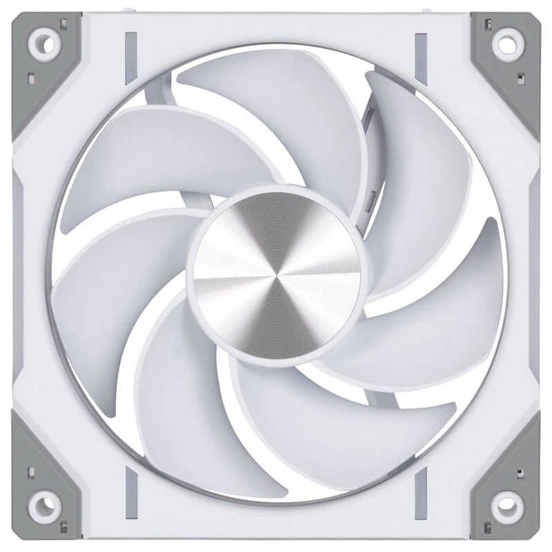 Phanteks D30-120 PWM Reverse Airflow D-RGB ventola per case, 120 mm, (3 pz.), bianca
