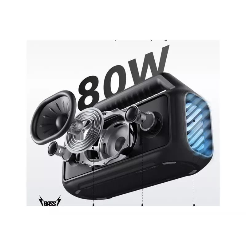 2.1 sistema di altoparlanti portatile Soundcore Boom 2 80 W