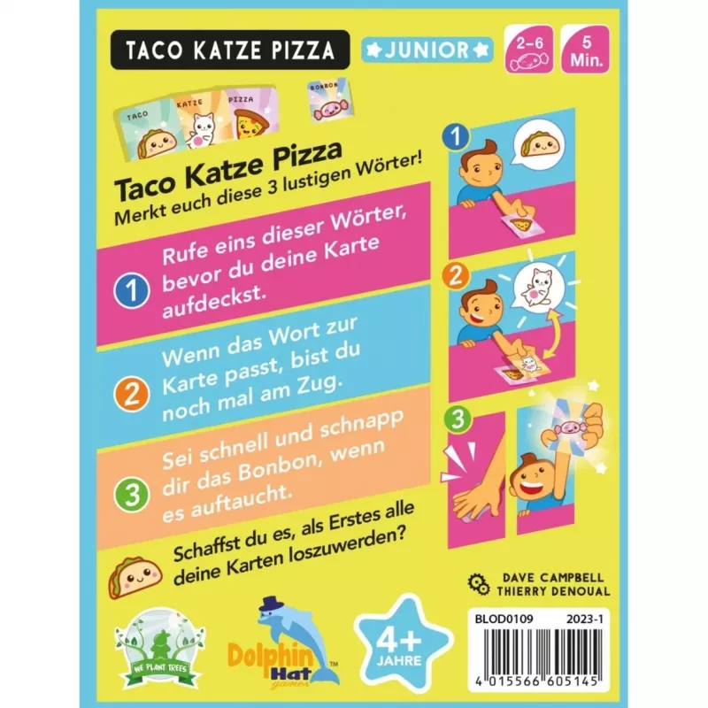 Taco Gatto Pizza Junior, gioco di carte