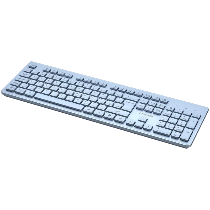 Tastiera CANYON HKB-W01 UK/US AAA Wireless blu