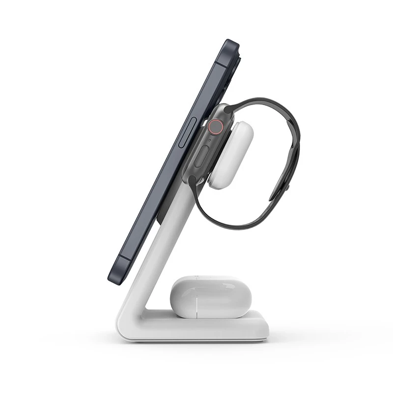 Caricabatterie wireless 3-in-1 MagSafe per iPhone, Apple Watch e AirPods Crong