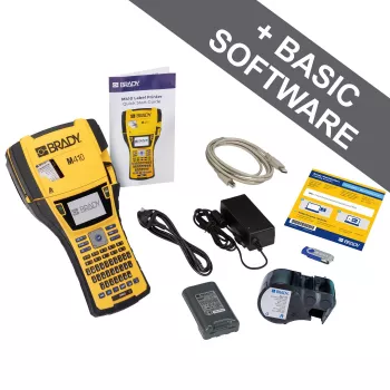 Brady Corporation M410-EU etichettatrice mobile a trasferimento termico/diretto QWERTY 300 dpi max - stampante (177180)