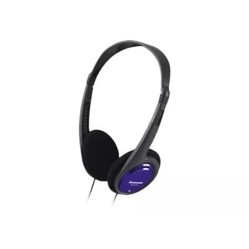 Panasonic RP-HT010E-A cuffie nero/blu cavo 1,2 m ultraleggere