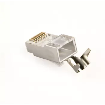Connettore maschio RJ45 GEMBIRD CAT7 8P8C placcato oro 15µ FTP/SFTP, confezione da 100